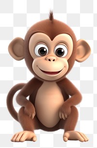 PNG Cartoon mammal animal monkey