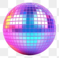 PNG Sphere purple disco 