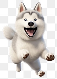 PNG Siberianhusky cartoon mammal animal. 