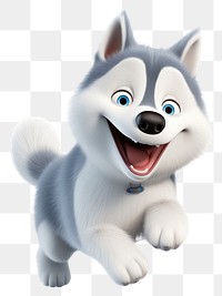 PNG Siberianhusky cartoon mammal animal. 