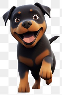 PNG Rottweiler cartoon mammal animal. 