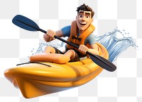 PNG Kayak lifejacket kayaking vehicle. AI generated Image by rawpixel.