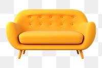 PNG Furniture chair sofa white background. AI generated Image by rawpixel.