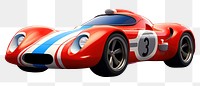 PNG Racecar vehicle white background transportation