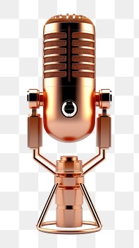 PNG Microphone  technology copper. 