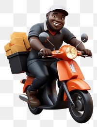 PNG Motorcycle vehicle scooter cartoon. 