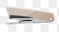 Realistic stapler png, office stationery, transparent background