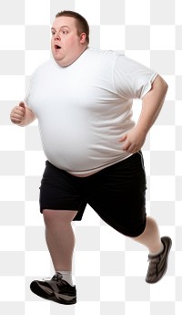 PNG Running adult man  