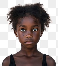 PNG Portrait photography hairstyle innocence. 