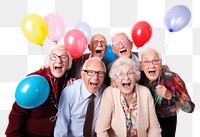 PNG Laughing balloon glasses adult. AI generated Image by rawpixel.