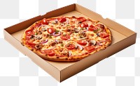 PNG Pizza food pepperoni vegetable. AI generated Image by rawpixel.