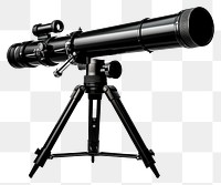 PNG Telescope weapon black  