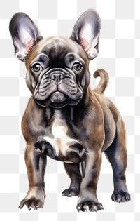 PNG Bulldog animal mammal pet. AI generated Image by rawpixel.