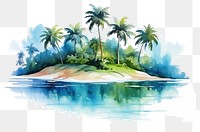 PNG Land outdoors tropical tropics. AI generated Image by rawpixel.