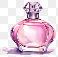 PNG Perfume bottle cosmetics pink. 