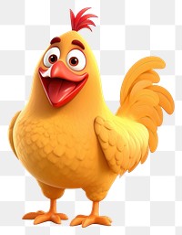 PNG  Chicken poultry cartoon animal. 