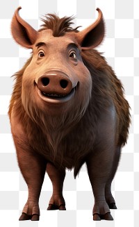 PNG Boar cartoon mammal animal. 