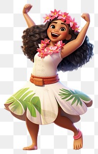 PNG Dancing cartoon plant hula.