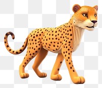 PNG Cheetah wildlife cartoon mammal. 