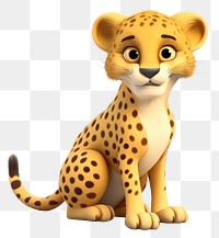 PNG Cheetah wildlife leopard cartoon. 