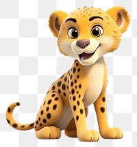 PNG Cheetah cartoon mammal animal. 