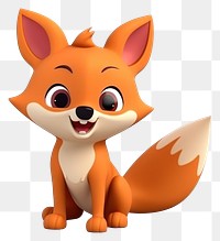 PNG Cartoon mammal animal fox. 