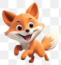 PNG Fox cartoon mammal animal. 