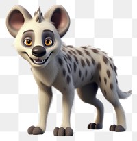 PNG Hyena cartoon mammal animal. AI generated Image by rawpixel.