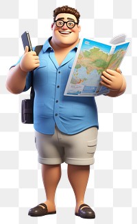 PNG Reading holding travel adult. 