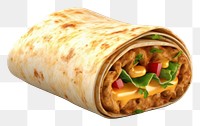 PNG Burrito bread food transparent background. 