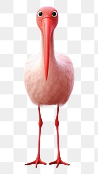 PNG Flamingo animal bird beak. 