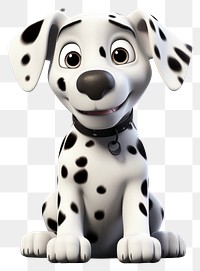 PNG Dalmatian cartoon animal mammal. 