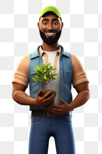 PNG Plant gardening smiling adult. 