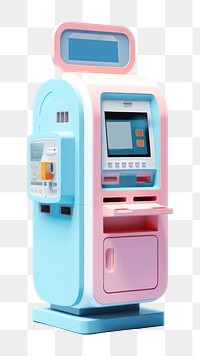 PNG Machine kiosk atm white background. AI generated Image by rawpixel.