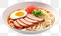 PNG Pork egg ramen meat. 