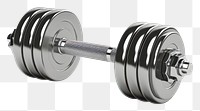 PNG Dumbbell sports gym weightlifting. 