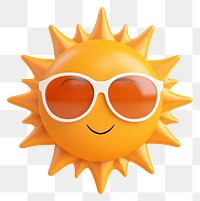 PNG Sun sunglasses sky anthropomorphic. 