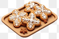 PNG Gingerbread dessert cookie food. AI generated Image by rawpixel.