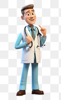 PNG Physician standing portrait clothing. AI generated Image by rawpixel.