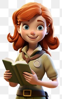 PNG Cartoon book publication portrait. AI generated Image by rawpixel.