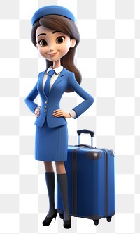 PNG Suitcase luggage cartoon adult. AI generated Image by rawpixel.