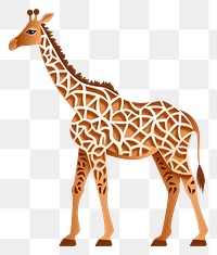 PNG  Wildlife giraffe animal mammal. AI generated Image by rawpixel.