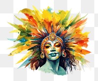 PNG Carnival painting portrait adult. 