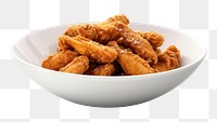 PNG Fried food dish white background. AI generated Image by rawpixel.