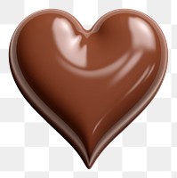 PNG Chocolate shape heart food. 