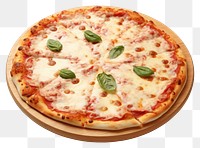 PNG Pizza food white background mozzarella. 