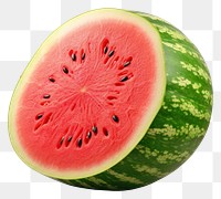 PNG Watermelon fruit green plant. AI generated Image by rawpixel.