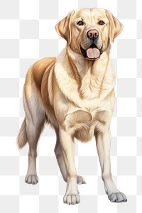 PNG Retriever mammal animal dog. 