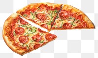 PNG Pizza food mozzarella pepperoni. 