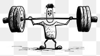 PNG Sports weightlifting determination powerlifting. 